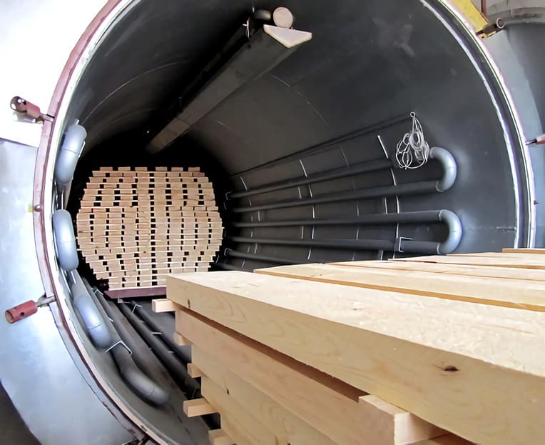 Контактная сушка древесины