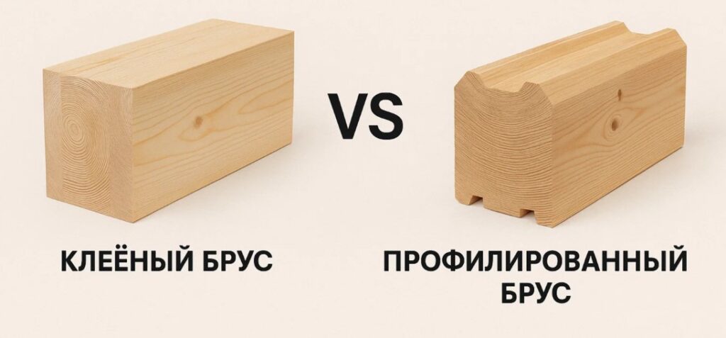 клееный или профилированный брус