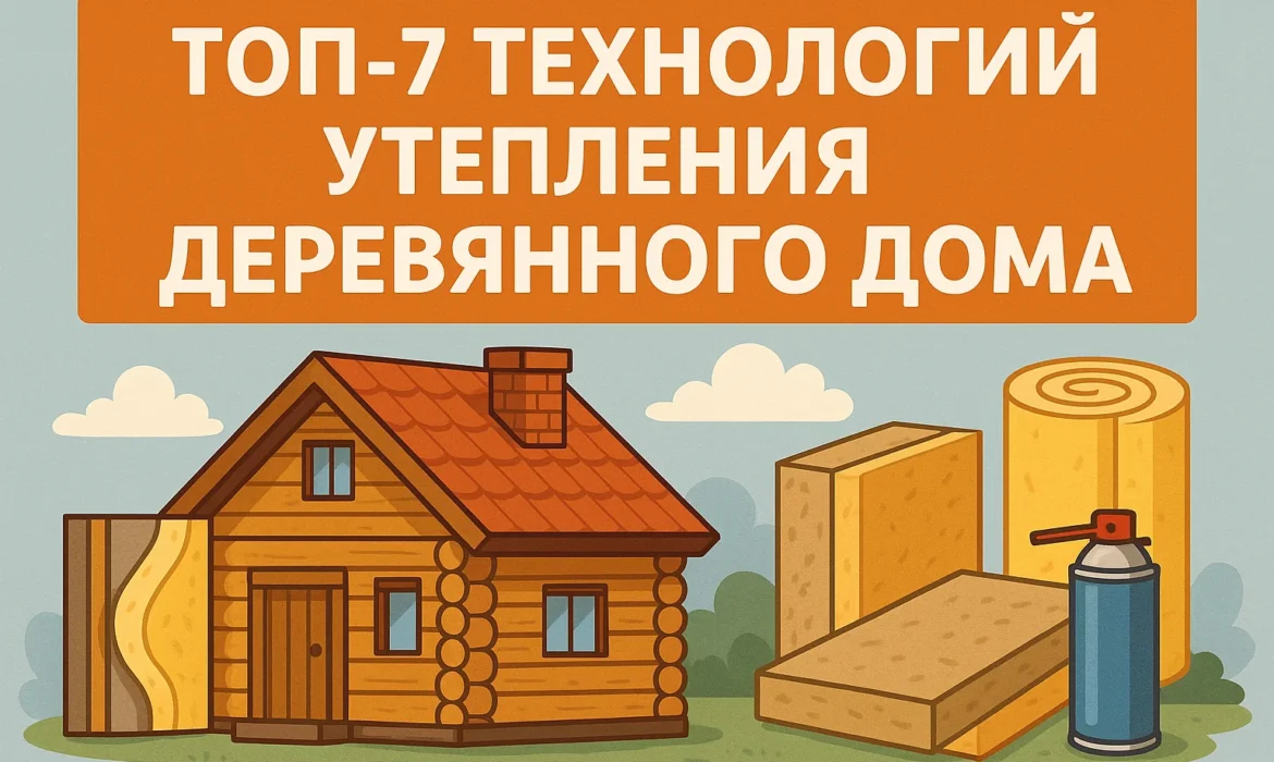 утепление деревянного дома